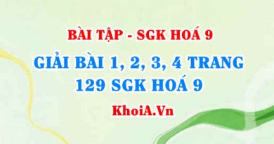 Bài tập về Dầu mỏ và Khí thiên nhiên: Giải bài 1, 2, 3, 4 trang 129 SGK Hoá 9